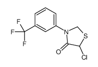 5-chloro-3-[3-(trifluoromethyl)phenyl]-1,3-thiazolidin-4-one Structure
