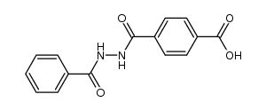 N'-benzoyl-terephthalohydrazidic acid结构式