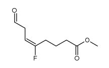 (E)-methyl 5-fluoro-8-oxooct-5-enoate结构式