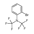 2-bromo-N,N-bis(trifluoromethyl)aniline Structure
