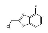 Benzothiazole, 2-(chloromethyl)-4-fluoro- (9CI)结构式
