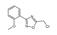 5-(Chloromethyl)-3-(2-methoxyphenyl)-1,2,4-oxadiazole Structure