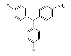4-[(4-aminophenyl)-(4-fluorophenyl)methyl]aniline Structure