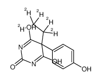 4-Hydroxy Phenobarbital-d5结构式