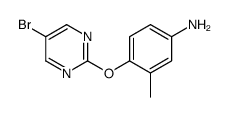 4-(5-bromopyrimidin-2-yl)oxy-3-methylaniline Structure