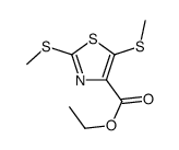ethyl 2,5-bis(methylsulfanyl)-1,3-thiazole-4-carboxylate结构式