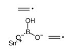 2,2-bis(ethenyl)-4-hydroxy-1,3,2,4-dioxastannaboretane结构式