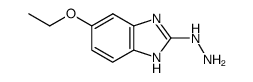 Benzimidazole, 5(or 6)-ethoxy-2-hydrazino- (6CI) Structure