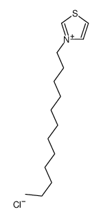 3-dodecyl-1,3-thiazol-3-ium,chloride Structure