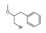 (3-bromo-2-methoxypropyl)benzene结构式