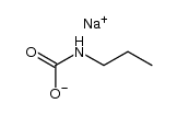 sodium N-propylcarbamate结构式