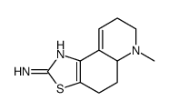 6-Methyl-4,5,5a,6,7,8-hexahydro[1,3]thiazolo[4,5-f]quinolin-2-ami ne Structure