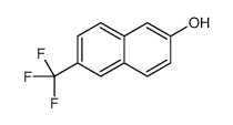6-(trifluoromethyl)naphthalen-2-ol结构式