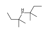 bis(2-methylbutan-2-yl)phosphane结构式