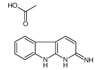 acetic acid,9H-pyrido[2,3-b]indol-2-amine结构式
