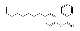 S-(4-octylphenyl) benzenecarbothioate Structure