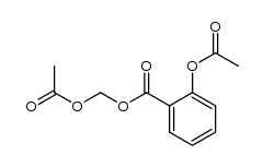 aspirin acetoxymethyl ester Structure