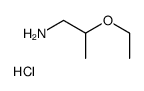 2-ETHOXY-PROPYLAMINE HYDROCHLORIDE Structure