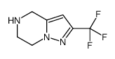 2-(trifluoromethyl)-4,5,6,7-tetrahydropyrazolo[1,5-a]pyrazine结构式