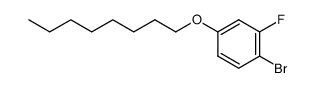 1-Bromo-2-fluoro-4-octyloxybenzene Structure