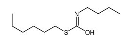 S-hexyl N-butylcarbamothioate Structure