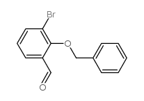2-苄氧基-3-溴苯甲醛结构式