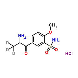 2-Amino-1-(4’-methoxy-3’-sulfonamidophenyl)-2-propanone-d3 Hydrochloride picture