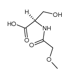 N-Methoxyacetyl-D-serine结构式