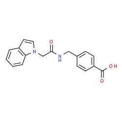 4-{[(1H-Indol-1-ylacetyl)amino]methyl}benzoic acid picture