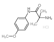 2-Amino-N-(4-methoxyphenyl)-2-methylpropanamide hydrochloride Structure