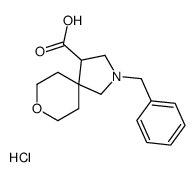 2-benzyl-8-oxa-2-azaspiro[4.5]decane-4-carboxylic acid,hydrochloride Structure