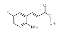 (E)-Methyl 3-(2-amino-5-fluoropyridin-3-yl)-acrylate图片