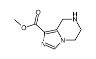 Methyl 5,6,7,8-tetrahydroimidazo[1,5-a]pyrazine-1-carboxylate结构式