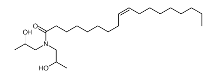 (Z)-N,N-bis(2-hydroxypropyl)octadec-9-enamide Structure