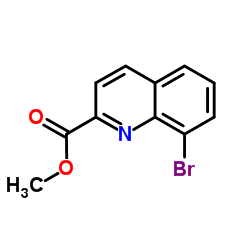 8-溴喹啉-2-羧酸甲酯结构式