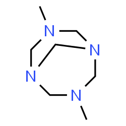 1,3,5,7-Tetraazabicyclo[3.3.1]nonane,3,7-dimethyl-(9CI)结构式