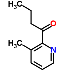 1-(3-Methyl-2-pyridinyl)-1-butanone Structure