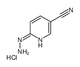 6-hydrazinylpyridine-3-carbonitrile,hydrochloride结构式