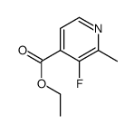 Ethyl 3-fluoro-2-methylisonicotinate structure