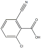 2-chloro-6-cyanobenzoic acid结构式