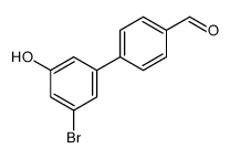 4-(3-bromo-5-hydroxyphenyl)benzaldehyde Structure