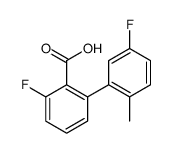 2-fluoro-6-(5-fluoro-2-methylphenyl)benzoic acid Structure