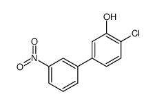 2-chloro-5-(3-nitrophenyl)phenol结构式