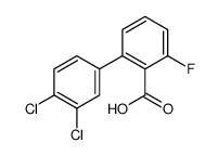 2-(3,4-dichlorophenyl)-6-fluorobenzoic acid结构式