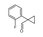 1-(2-fluorophenyl)cyclopropanecarbaldehyde Structure