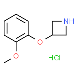 3-(2-Methoxyphenoxy)azetidine hydrochloride structure