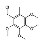 1-(chloromethyl)-2,3,4,5-tetramethoxy-6-methylbenzene结构式