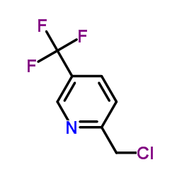 2-(Chloromethyl)-5-(trifluoromethyl)pyridine structure