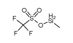 methylsilyl trifluoromethanesulfonate Structure