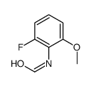 N-(2-fluoro-6-methoxyphenyl)formamide结构式